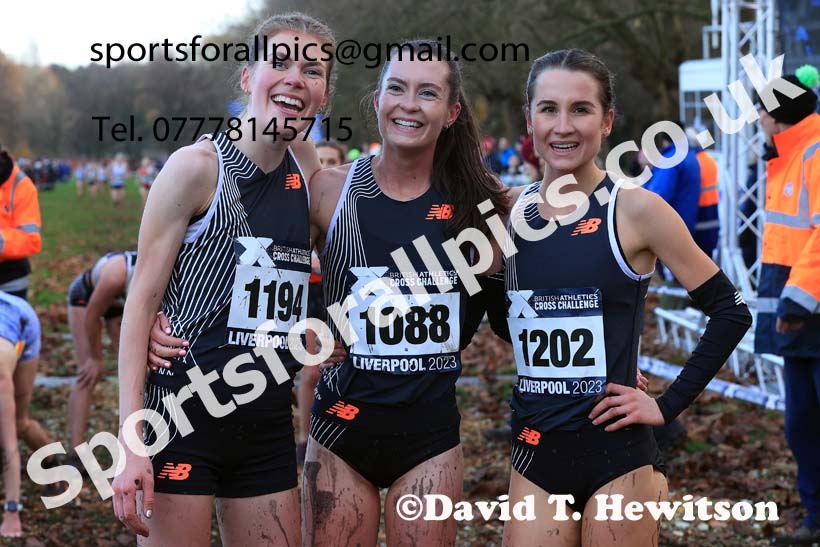 Senior Women and Under-23s, 2023 British Athletics Cross Challenge, Sefton Park, Liverpool. Photo: David T. Hewitson/Sports for All Pics